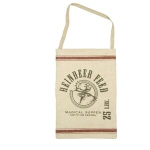 Reindeer Feed Canvas Bag‎ - Cream